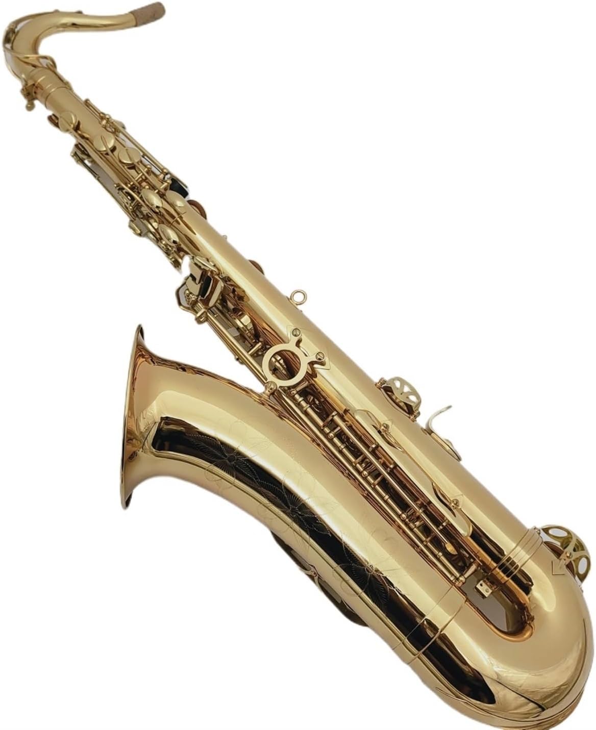 VBDEFRT Woodwind Instruments Tenor Saxophone Bb Tune Brass Gold Lacquer Musical Instrument With Case Accessories (Color : Dark Grey)