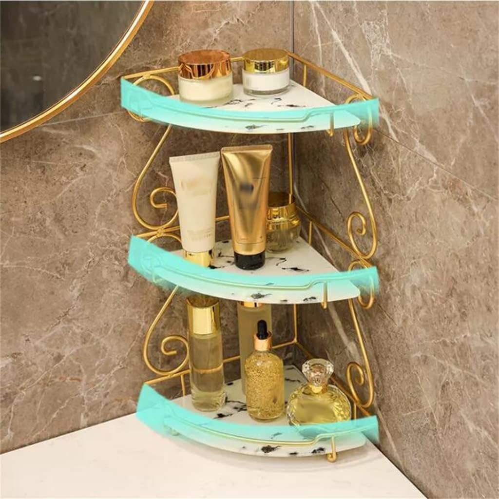 VIDI Bathroom Washstand Shelf Wash Basin Desktop Wall Corner Cosmetic Triangle Storage Rack