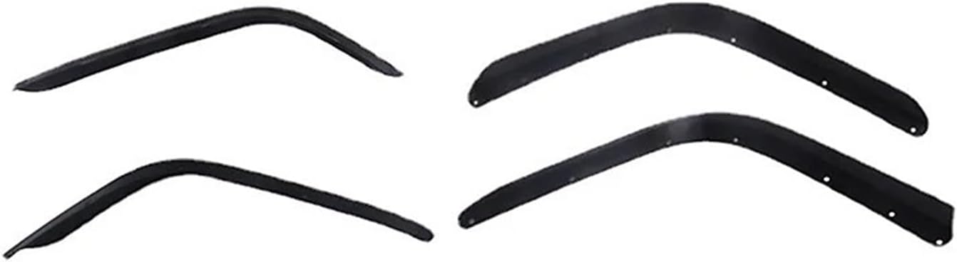 Car Front Rear Mudguard Compatible with Jeep Wrangler JL 2018+ 2023 Widening Fender Splash Protective Guards Flares Mudflaps(for high Clearance)