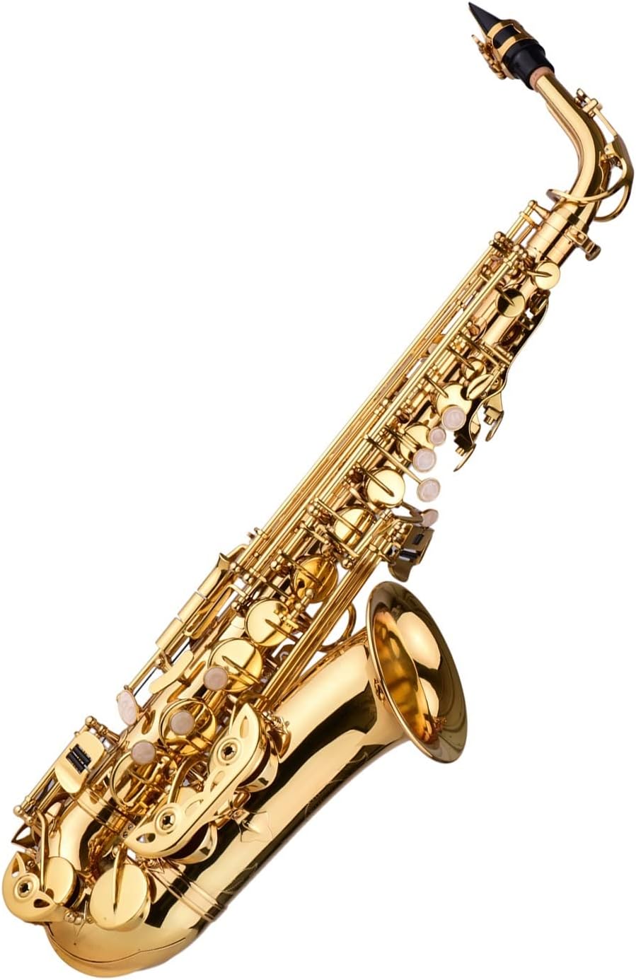 EB Alto Saxophone Brass Lacquered Alto Sax Wind Instrument