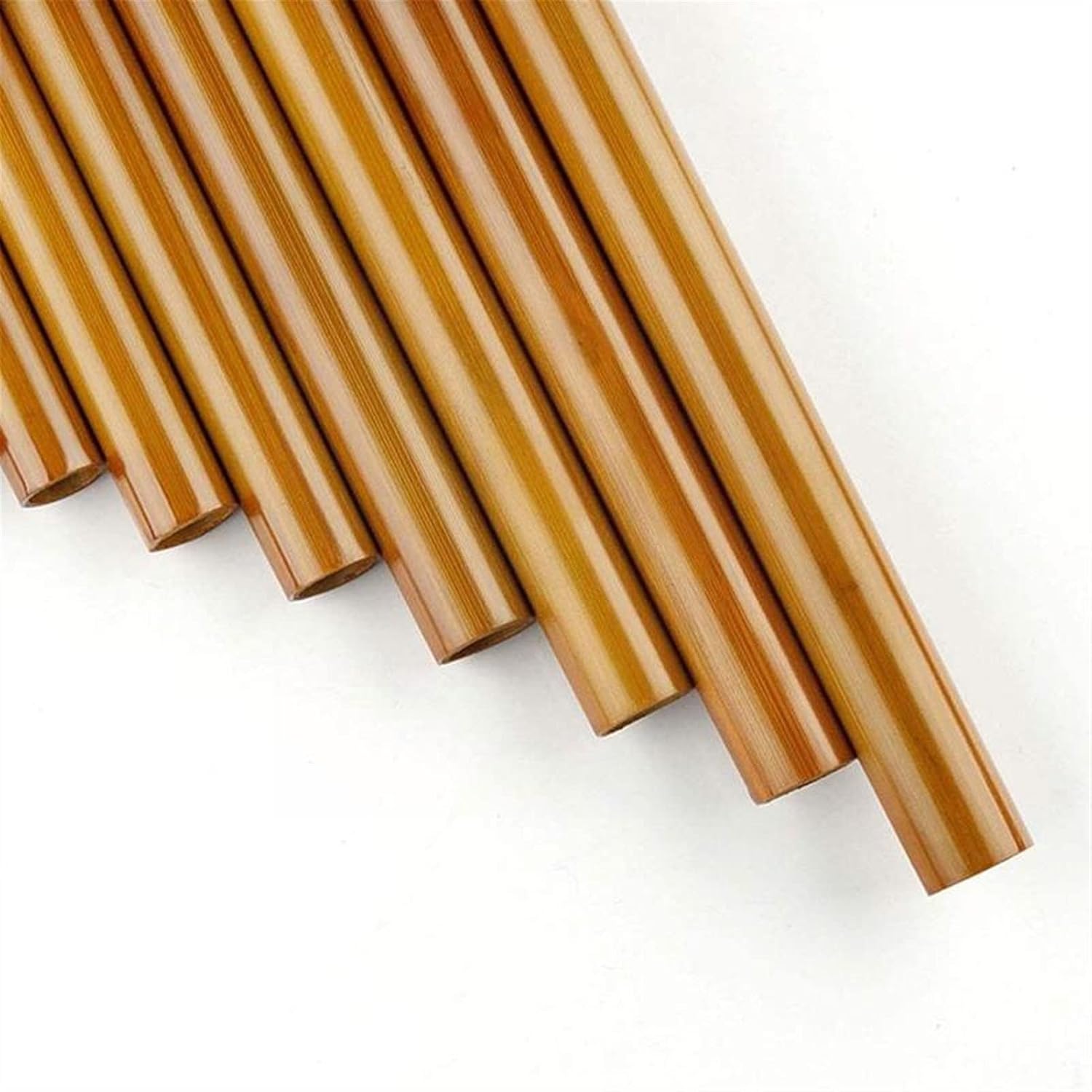 PanPipes Woodwind Instrument Right Left Hand Adjust Pan Flute C Key Pan Pipes Handmade (Color : B)