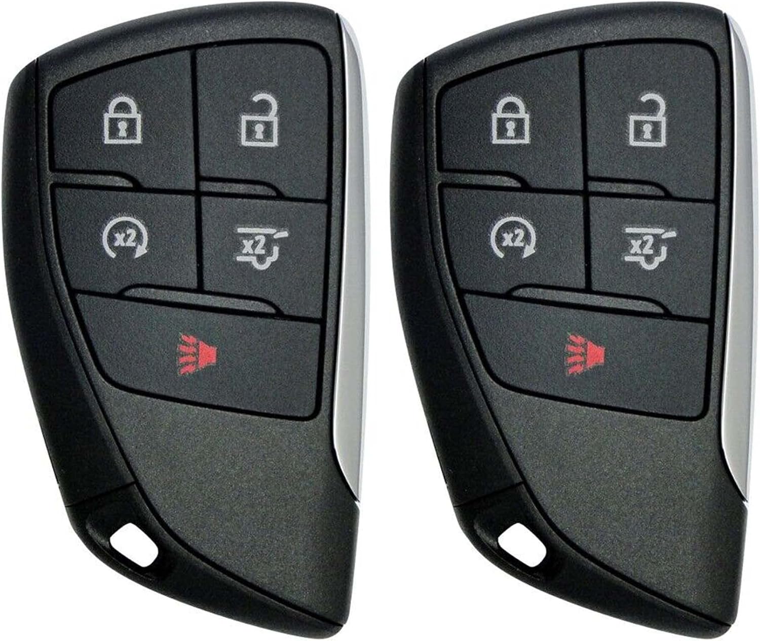 2X New Replacement Proximity Key Fob Compatible with & Fit for Select Chevy Buick GMC YG0G21TB2