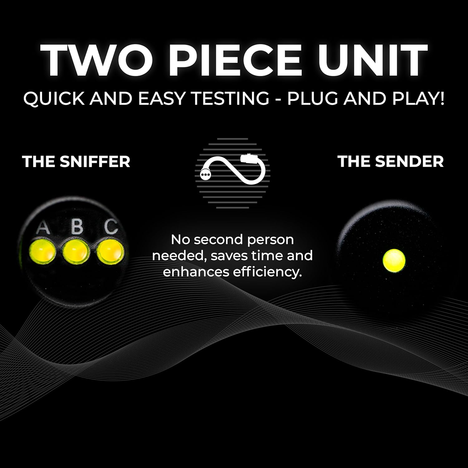 SoundTools XLR Sniffer/Sender – Remote End Cable Tester for XLR & 3-Pin DMX Cables – Fast, Reliable & Pocket-Sized Audio Cable Tester – Quick Diagnostic Tool for Stage, Studio & Live Sound