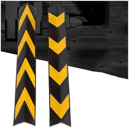 Wall Corner Guard Parking Garages, L-Shaped Edge Reflective Corner, The Corner No Warping Bumper Pad, Car Door from Damage Wall Protector for Parking Garages-31x3.93-0.39in-8pcs