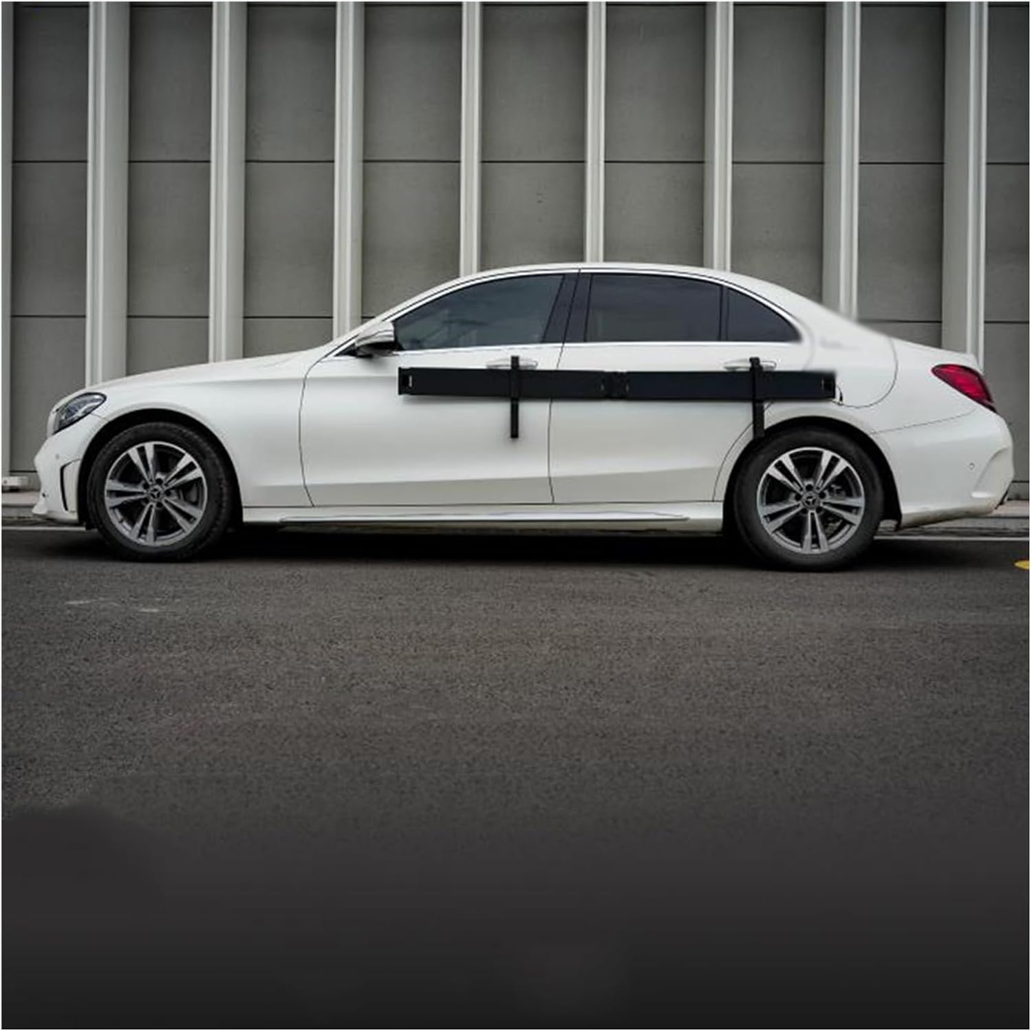 XPLKQXE Door Ding Dent Cushion, Foldable Bumper Protector, Lightweight Car Door Guard, Prevents Dents Scratches & Dings (Color : Black, Size : 4pcs)