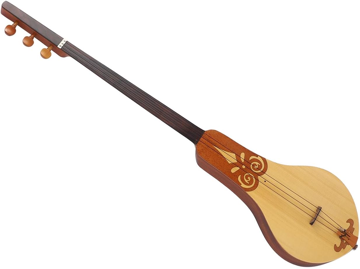 3 String Dulcimer, Loud and Clear Sound, Spruce and Mahogany Dulcimer for Practice, BROLEO5c3wsdot7f