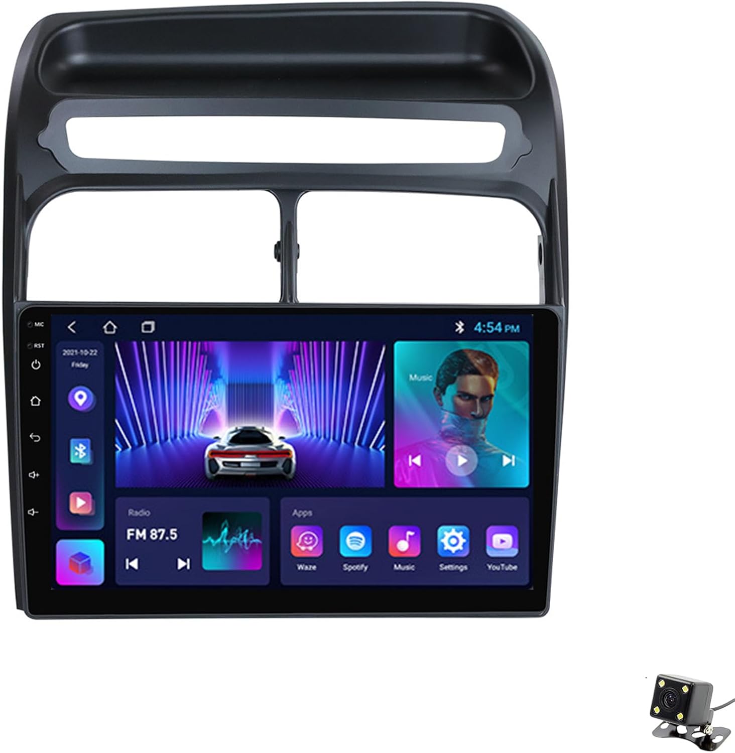 ADMLZQQ Double Din Car Stereo Multimedia with Bluetooth and 9