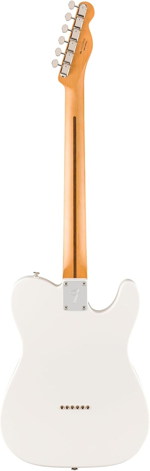 Fender Player II Telecaster Left-Handed - Polar White Bundle with Gig Bag, Strap, Cable, 3-Pack Picks and Guitar Cleaning Kit