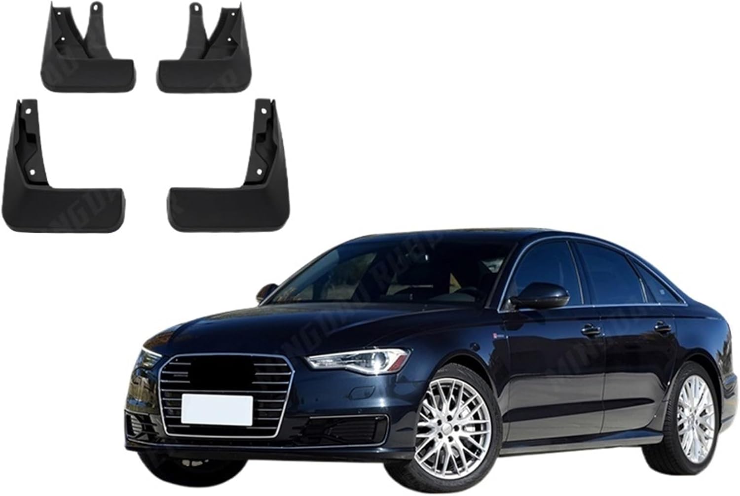 Car Mud Flaps Splash Guards Mudguards Mudflaps Fender Accessories Compatible with A6(C7.5) 2016 2017 2018