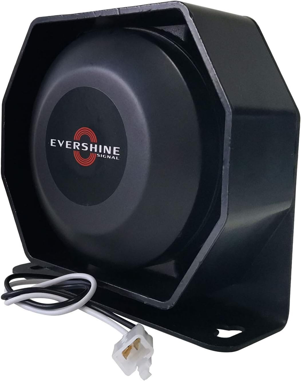 12V/24V 100W Police Siren PA System Kit with Plug-to-Work Wirings Slim Speaker Handheld Microphone Warning Emergency Sirens for Vehicles Tow Truck UTV ATV Van Car POV RV