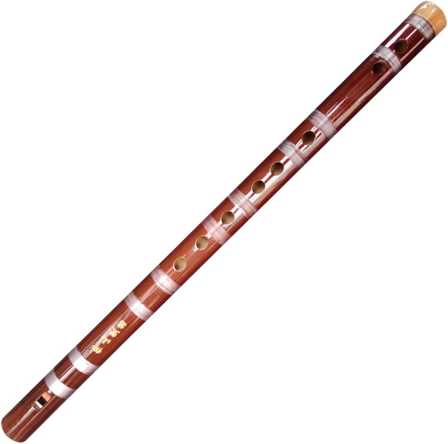 TSTS Chinese Bamboo Flute Professional Brown Bamboo Flute Piccolo 6-Hole Recorder Children Beginner Adult Woodwind Instrument (Color : D)