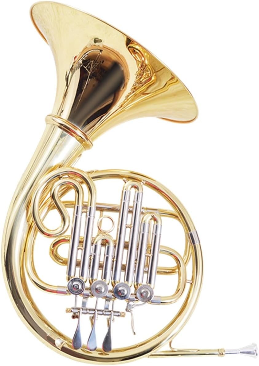 B flat 4 key single row French Horn instrument