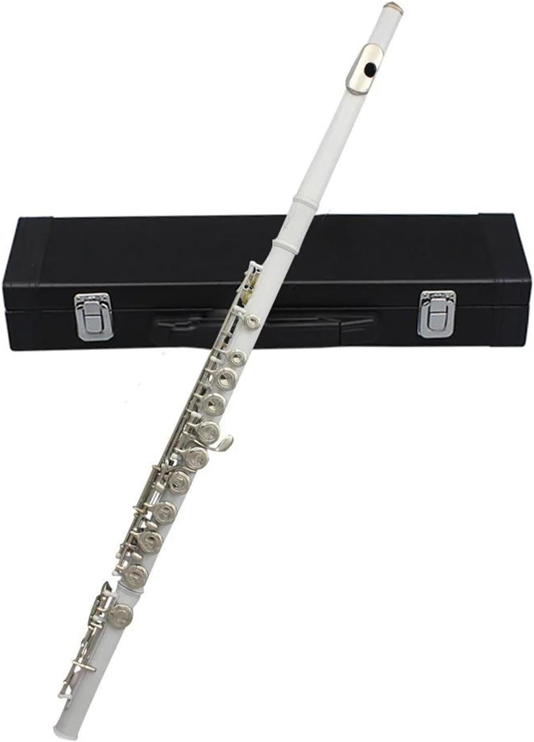 Professional Flute 16 Closed Open Hole C Key Flute With Case Cloth For Beginner Woodwind Instruments