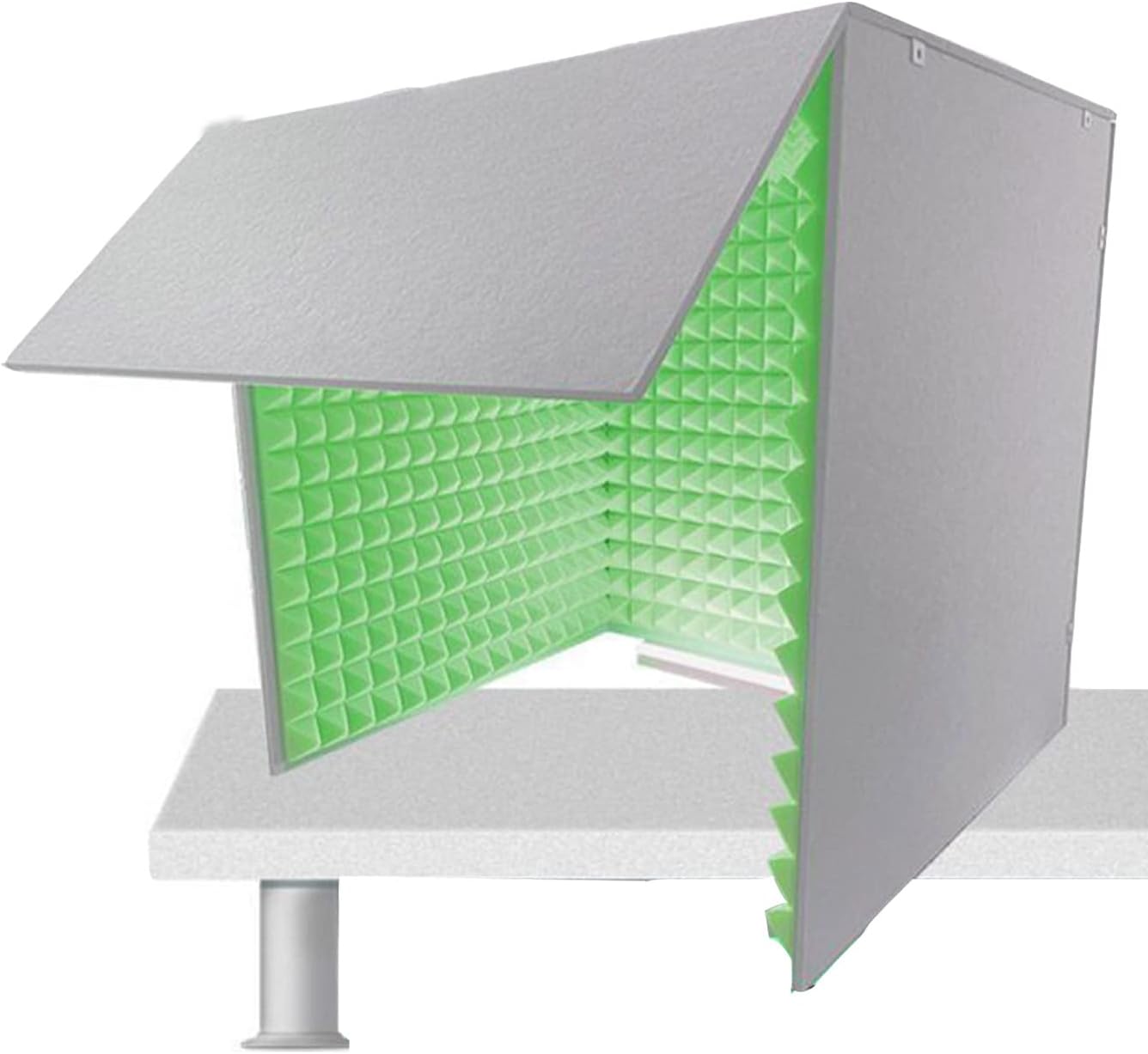 Soundproof Room, Portable Recording Studio for Music Studio Bedroom Home (Green)