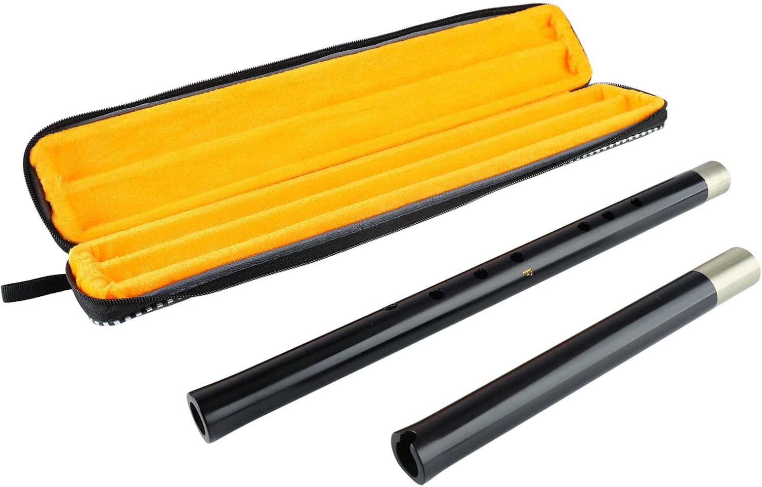 Woodwind Instrument, Rosewood Lightweight Exquisite Vertical Flute Rounded Opening Popular for Flute Playing (F Key)