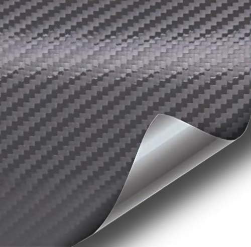 VVIVID® XPO Dark Grey Carbon Fiber Car Wrap Vinyl Roll with Air Release Technology (10ft x 5ft)