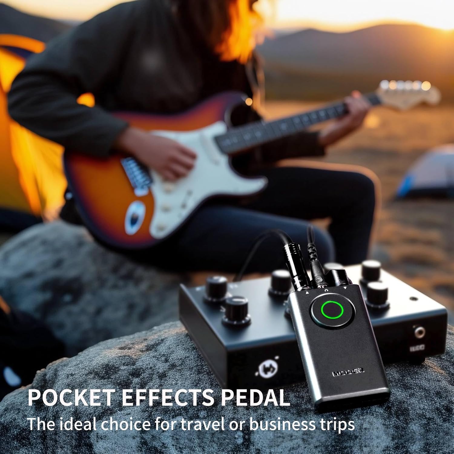 MOOER Prime P1 Multi-Effects Processor Headphone Amp, Bass Guitar Pedals with 126 Effects, Tuner, Amp, Metronome for Practice and Performance