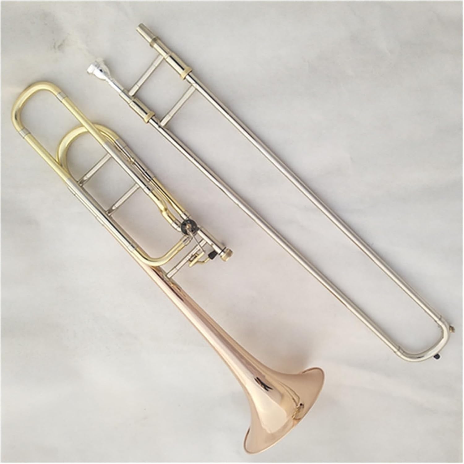 Professionals euphonium Brass Instrument Phosphor Bronze Transposed Tenor Trombone B/F Flat Tune For Band Performance