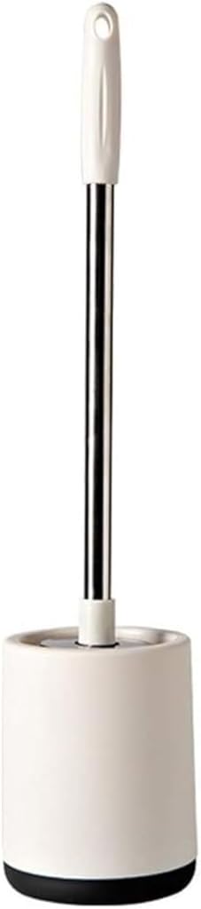 Toilet Brush Toilet Brush Stainless Steel Holder Cleaning Brush for Toilet Wall Hanging Household Floor Cleaning Bathroom Accessories Toilet Brush and Holder (Color : Blue+Blue) (White+White)