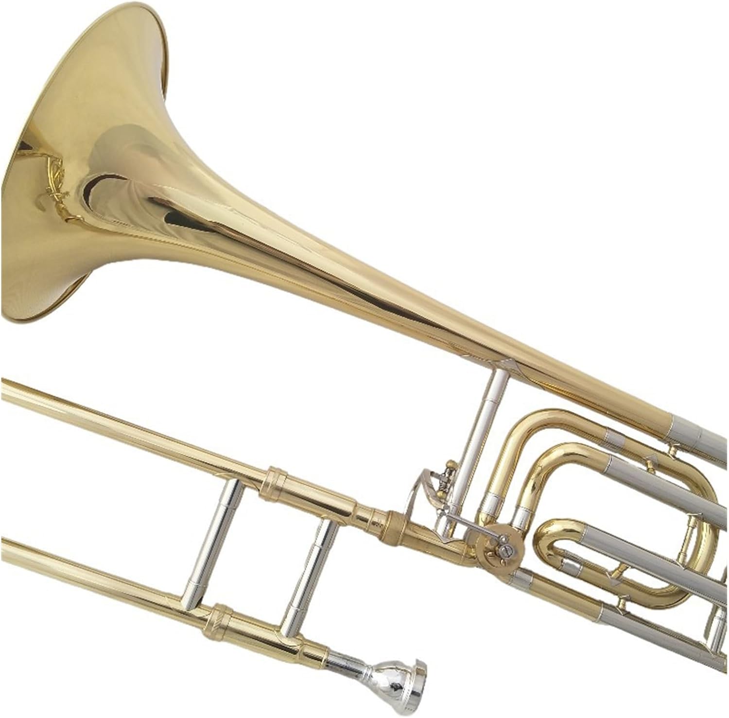 Adult Trombone Instrument Tenor Trombone In B/F Key For Beginners Golden Brass Instruments