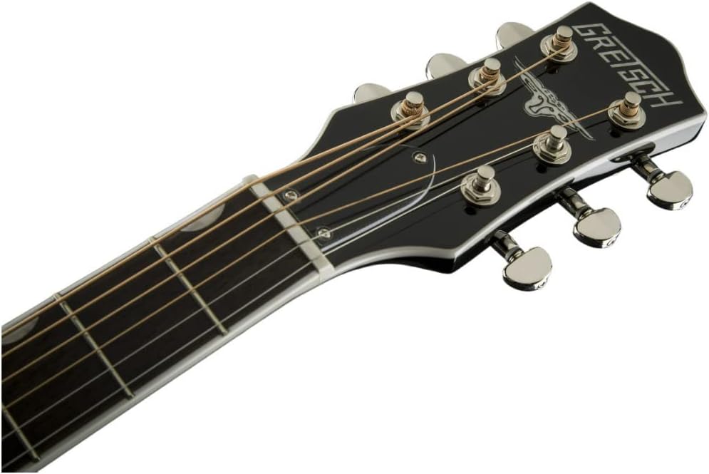 Gretsch G5013CE Rancher Junior Cutaway 6-String Acoustic Electric Guitar with Laurel Fingerboard and Mahogany Neck (Right-Handed, Black)