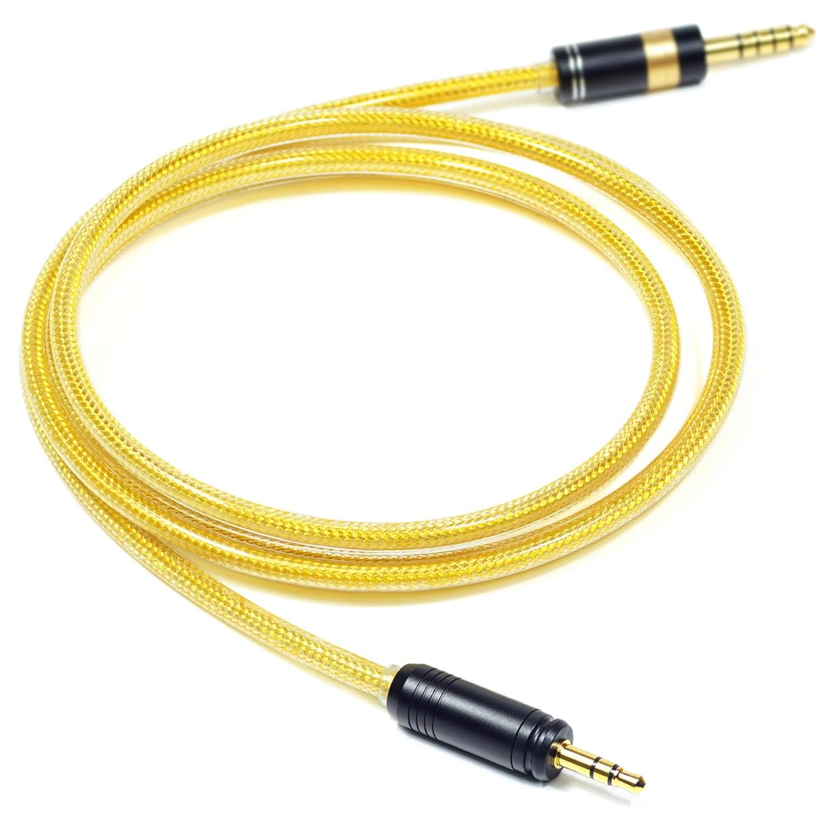 6N OFC Silver-Plated with Metal Shielding Layer 4.4mm 3.5mm Headphone Upgrade Cable for Focal HADENYS AZURYS BATHYS BATHYS MG (4 Pin XLR Plug)