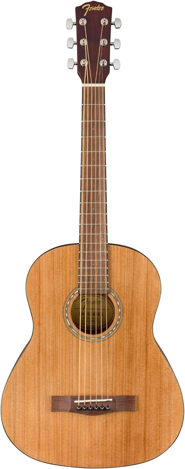 Fender FA-15 3/4 Scale Steel String Acoustic Guitar, with 2-Year Warranty, Natural, with Gig Bag