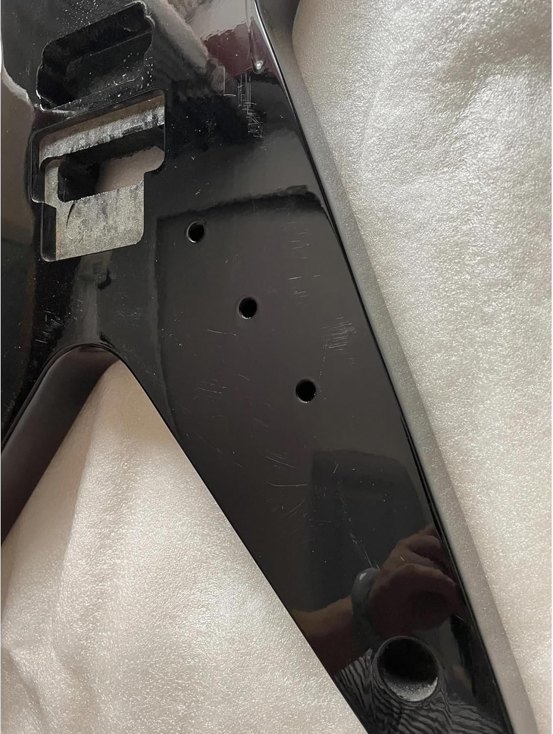 Guitar Body Guitar Replacement Parts Original Electric Guitar Body Unfinished Basswood Black Special Shape Barrel Kit Part