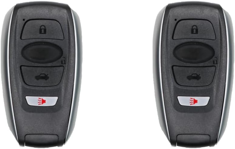 Replacement Smart Key Fob for Subaru STI 2018 FCC 2AOKM- SB5 Part Number 88835-AL04B 88835AL04B Pack of 2