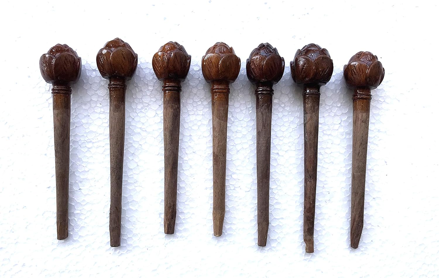 Main Khunti Peg for Sitar full set of 7 Gulab Rose design