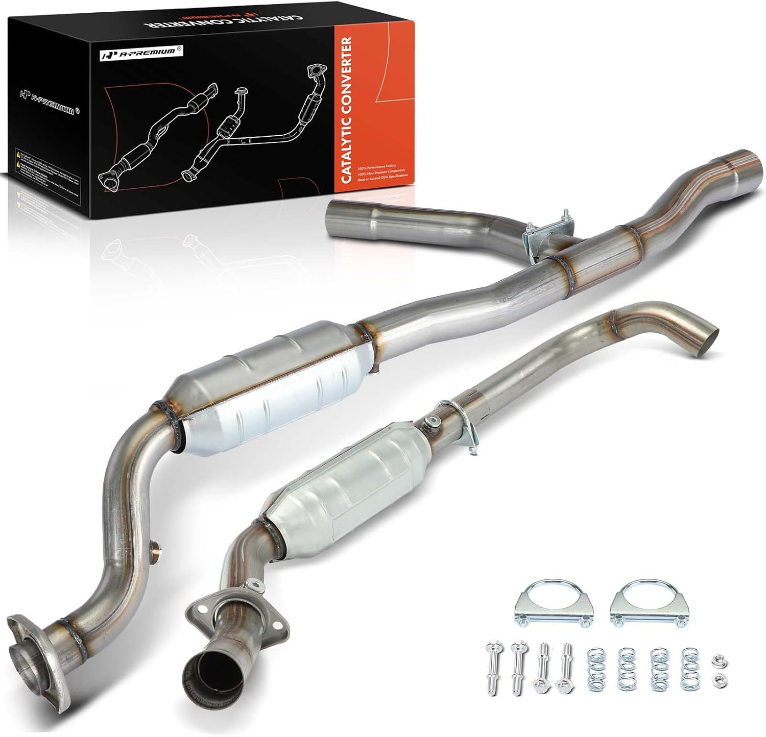 A-Premium Left & Right 2-PC Catalytic Converter Kit Direct-Fit Compatible with Dodge Ram 1500 2004 2005, 5.7L, E.P.A. Compliant