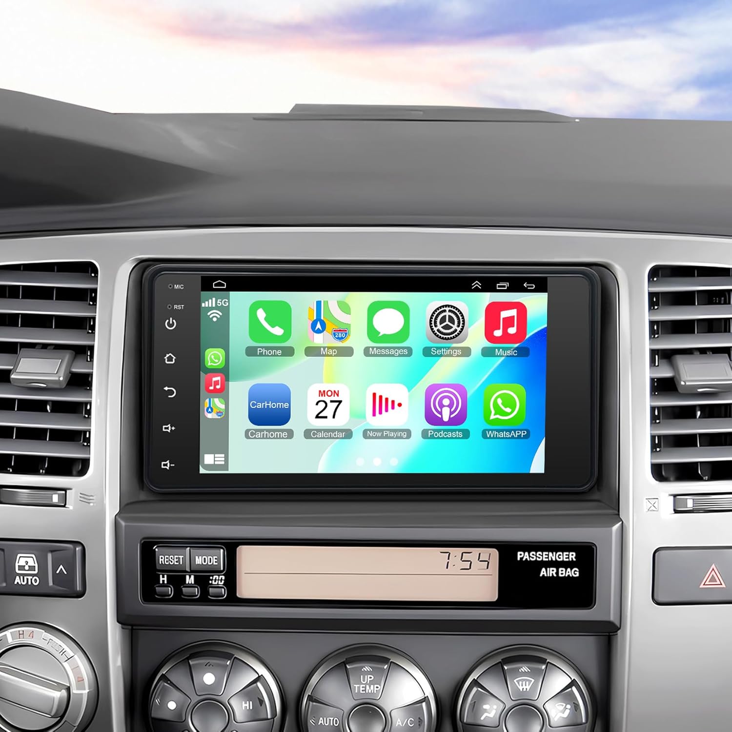 Latest Android Car Radio for Toyota 4Runner (2003-2009), Tundra (2003-2006), RAV4 (2001-2005), and Sequoia (2003-2007), 4GB + 64GB IPS Touchsceen Stereo for Carply&Android Auto, Blutooth & GPS