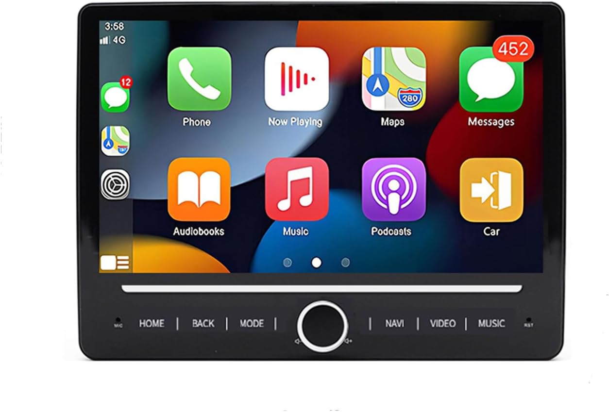 PHEZEN 10 inch Touchscreen Car Stereo Fit for Chrysler 200 2011-2014, Android 14 Double Din Car Radio with Carplay & Android Auto in-Dash Navigation BT Mirror Link WiFi Backup Camera 4+64G