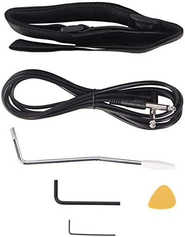 ST Stylish Electric Guitar with Black Pickguard Green