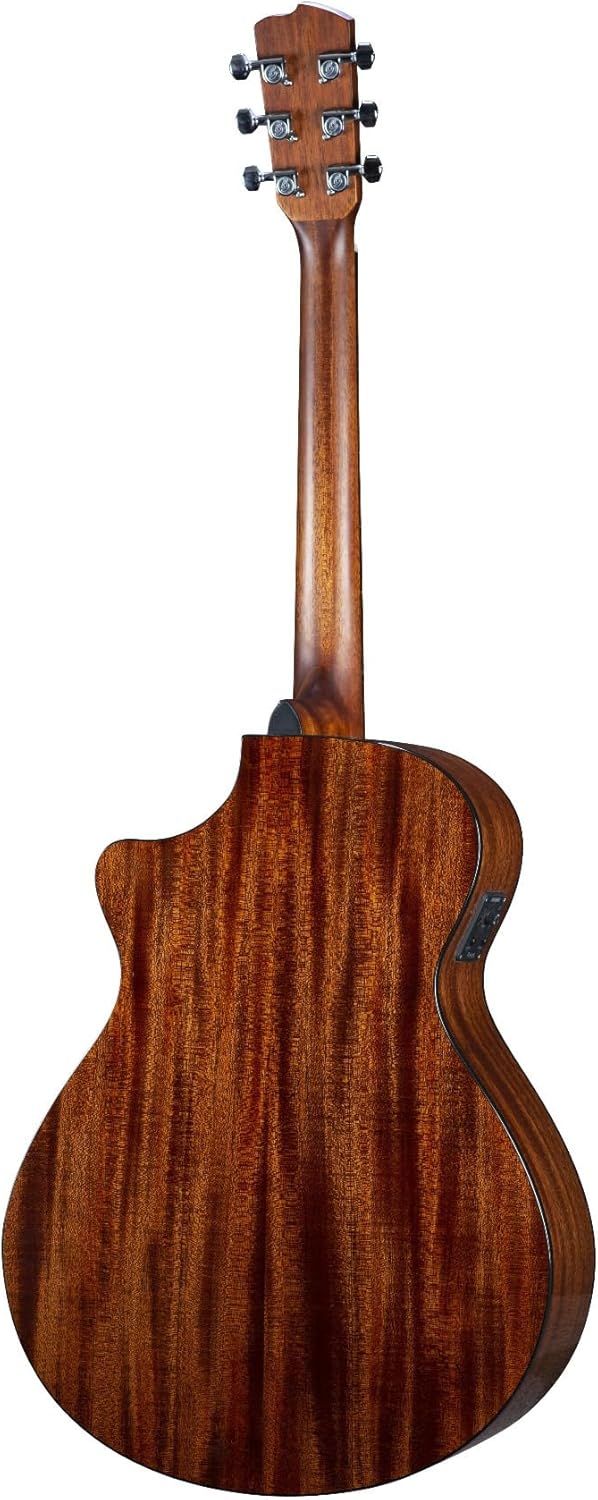 Breedlove Discovery S Concerto Edgeburst CE European Spruce African Mahogany Acoustic Electric Guitar (Natural Gloss)