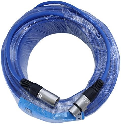 8 Color Pack: Pro Audio XLR Cables 100ft Long