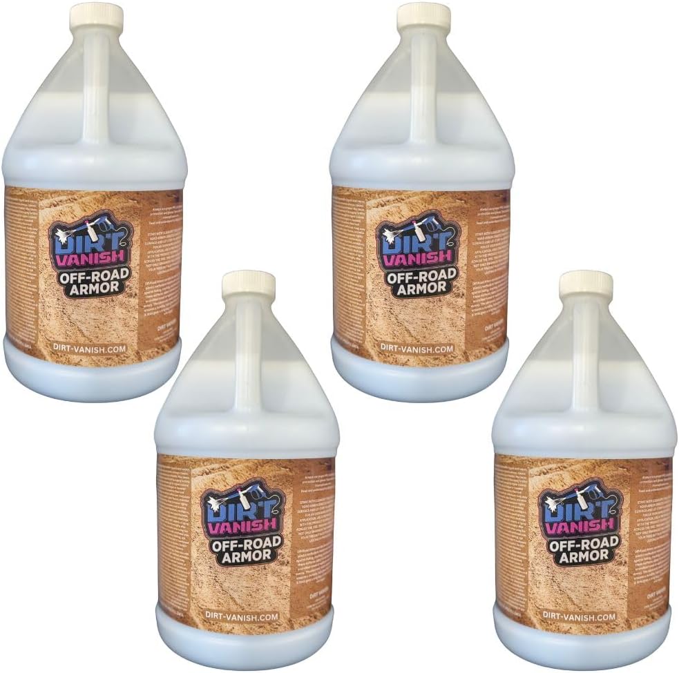Dirt Vanish Off-Road Armor – Shine & Protection for Hardworking Machines (Case (4 Gallons))