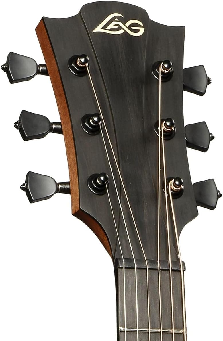 LAG GUITARS Sauvage Auditorium Cutaway Acoustic-Electric Left-Handed w/Hybrid Gigbag, Eco-friendly design