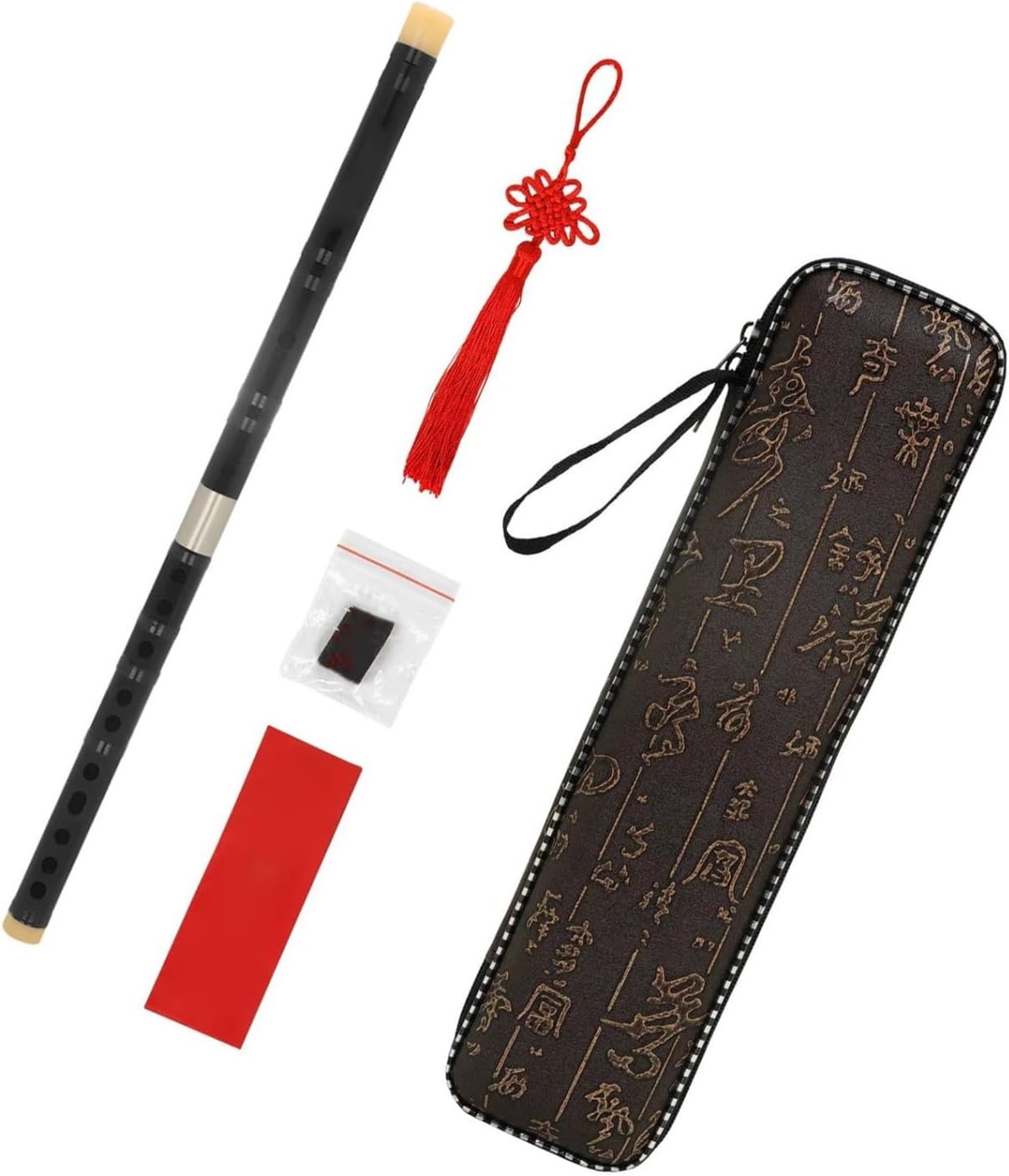 Flute Professional Traditional Mahogany Handmade Exquisite Wind Instrument(CKey)