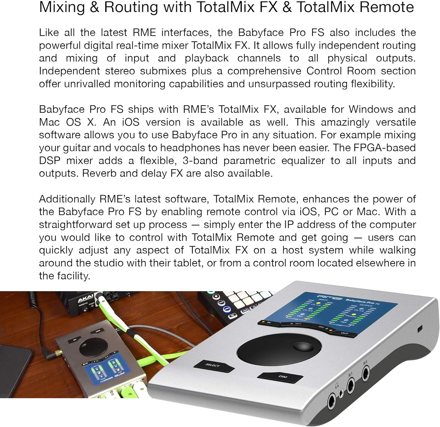 Babyface Pro FS 24 Channel 192khz High Precision USB Audio Interface