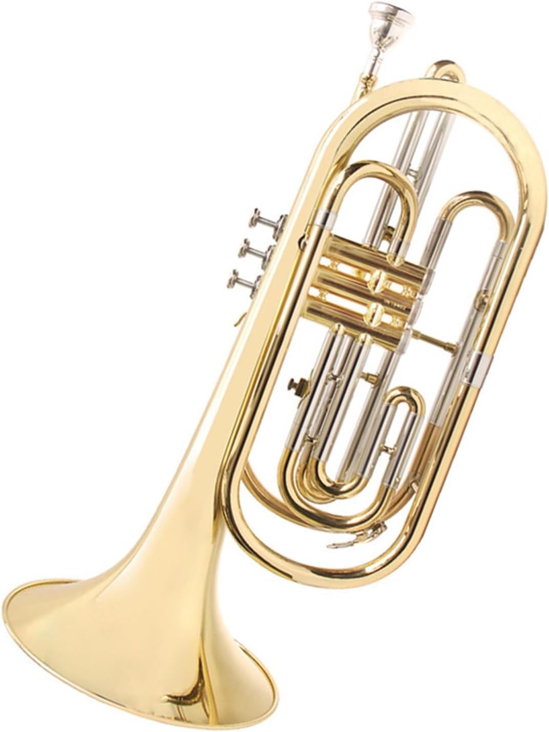 Adult Trombone Instrument Three Key B Flat Trombone Gold Suitable For Beginners Brass Instrument