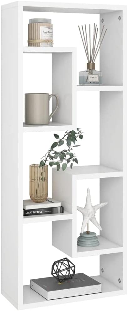Wall Shelf,Wall Mounted Display Floating Wall Shelf Hanging Wall Display Shelves for Living Room White 14.2