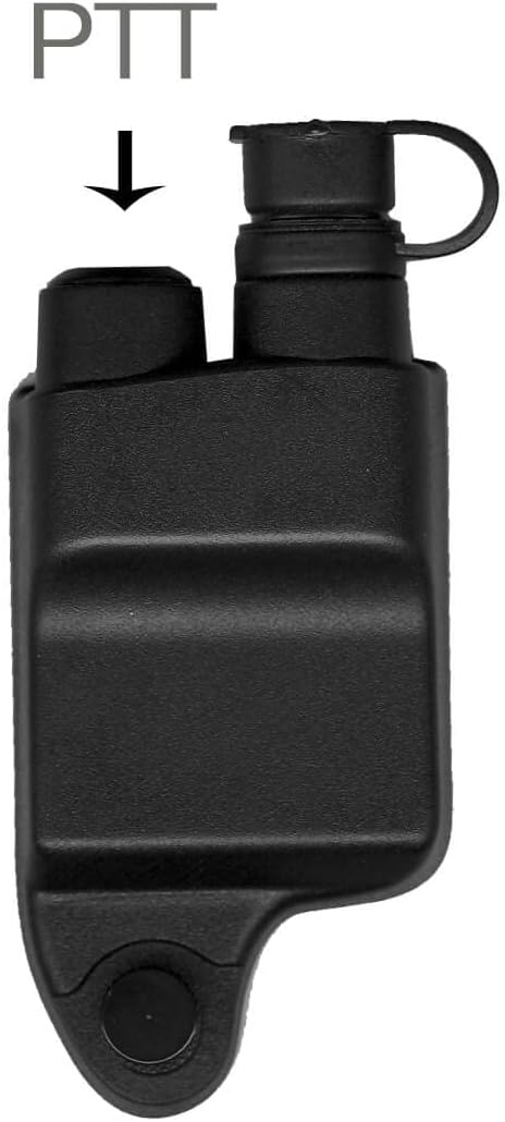 Comm Gear Supply Straight Cable Loud Speaker Hand Mic- Compatible w/Harris: All P5300 P5400 P5500 P7300 Series, XG-15/25/75 & More