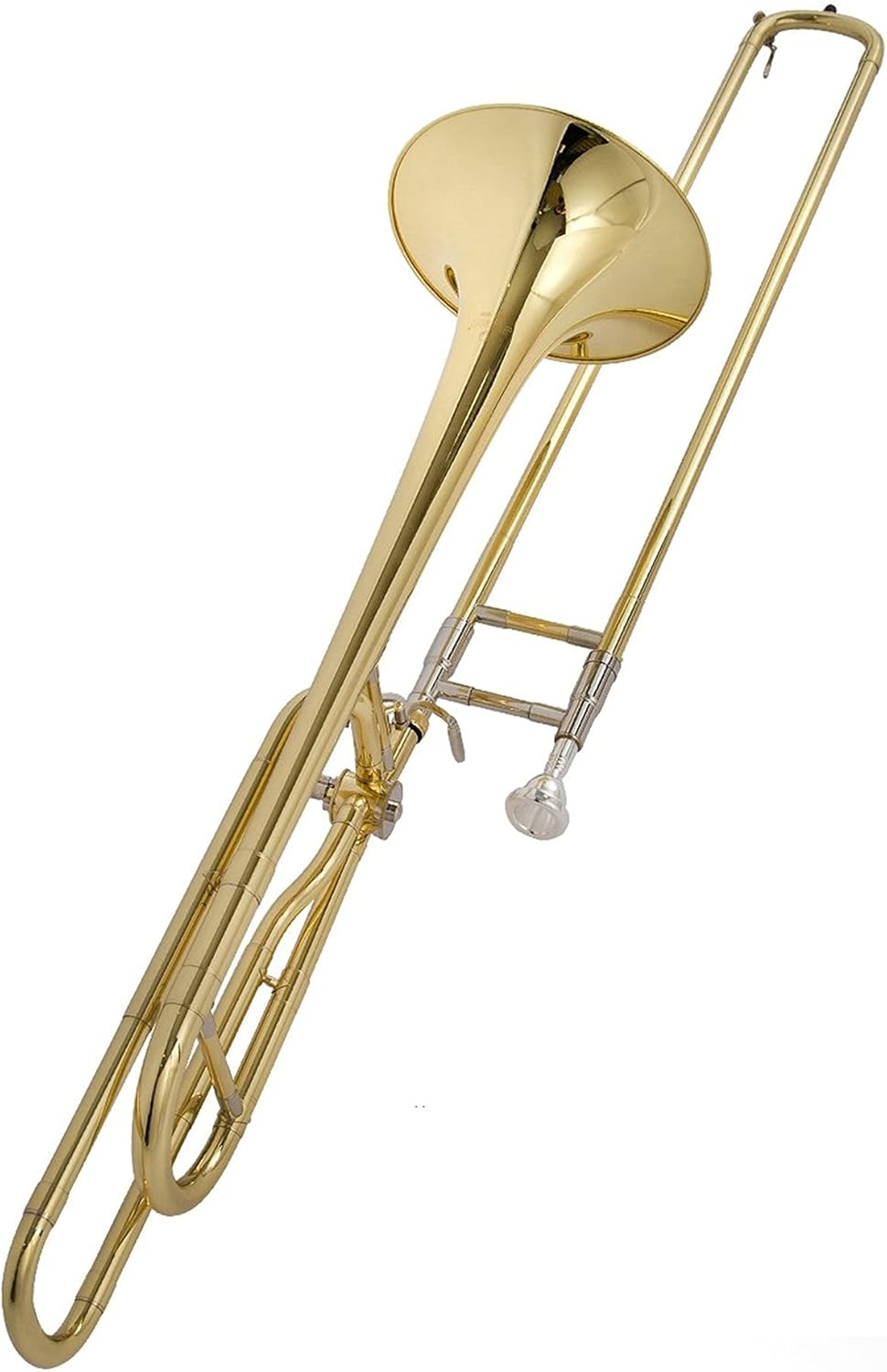 Student Trombone Tune Trombone B/F Lacquered Gold Nickel-Plated Brass Trombone Kit