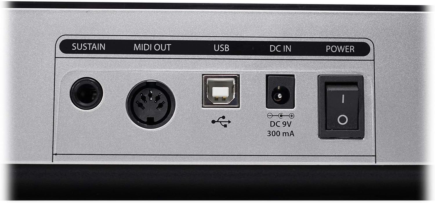 Samson Graphite 49 Key USB MIDI DJ Keyboard Controller w/Aftertouch/Fader/Pads Bundle with RockvilIe RKS30X Double X Braced Keyboard Stand w Push Button Lock Mechanism!