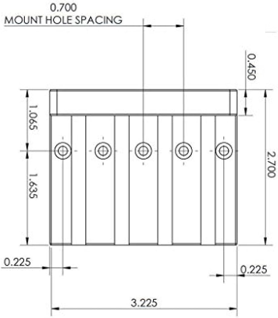 Hipshot KickAss High-mass Bass Bridge for 5-bolt Fender, Chrome