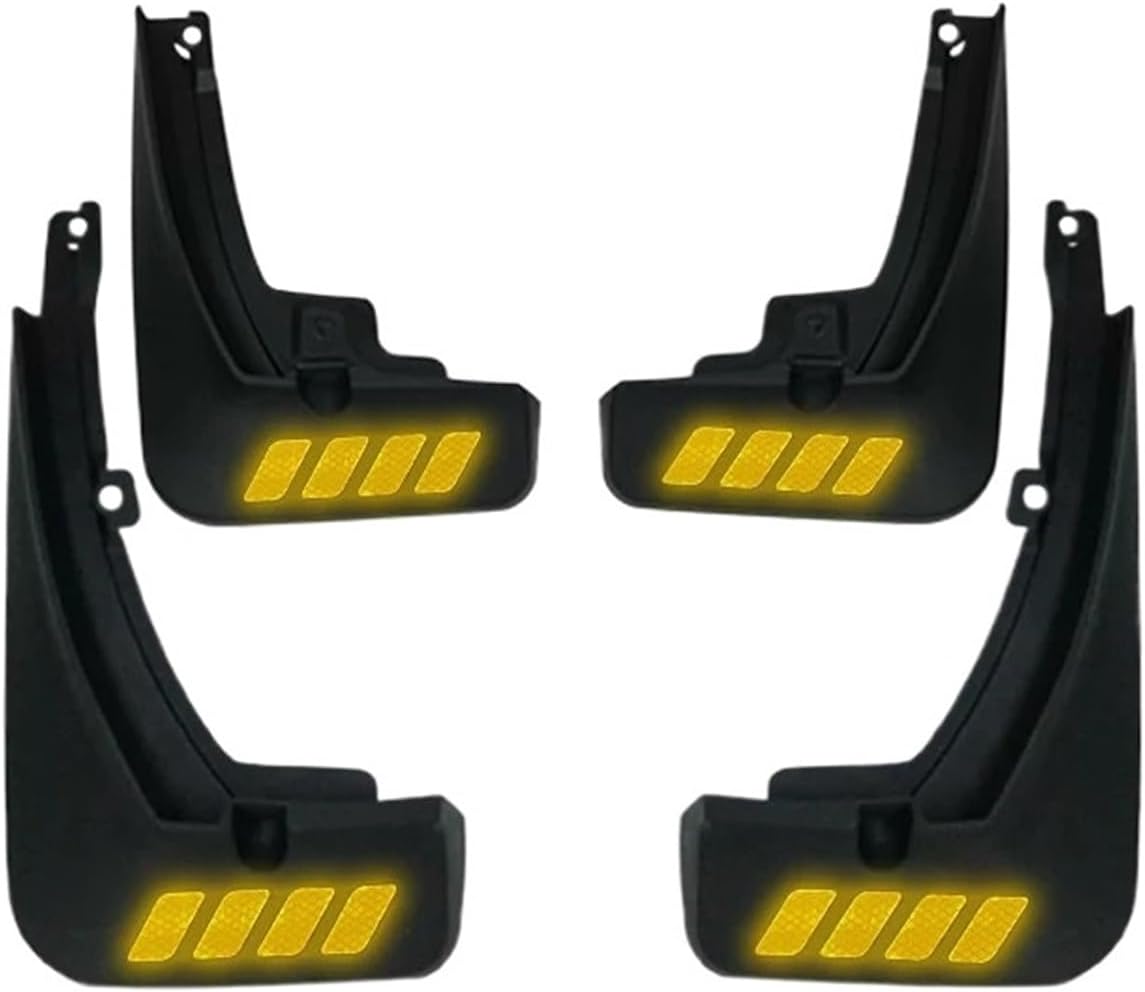 Mud Flaps Car Parts Mudguards Exterior Automobiles Compatible for Geely Monjaro Manjaro 2021-2024 Xingyue L Car Accessories(Tail Light Yellow)