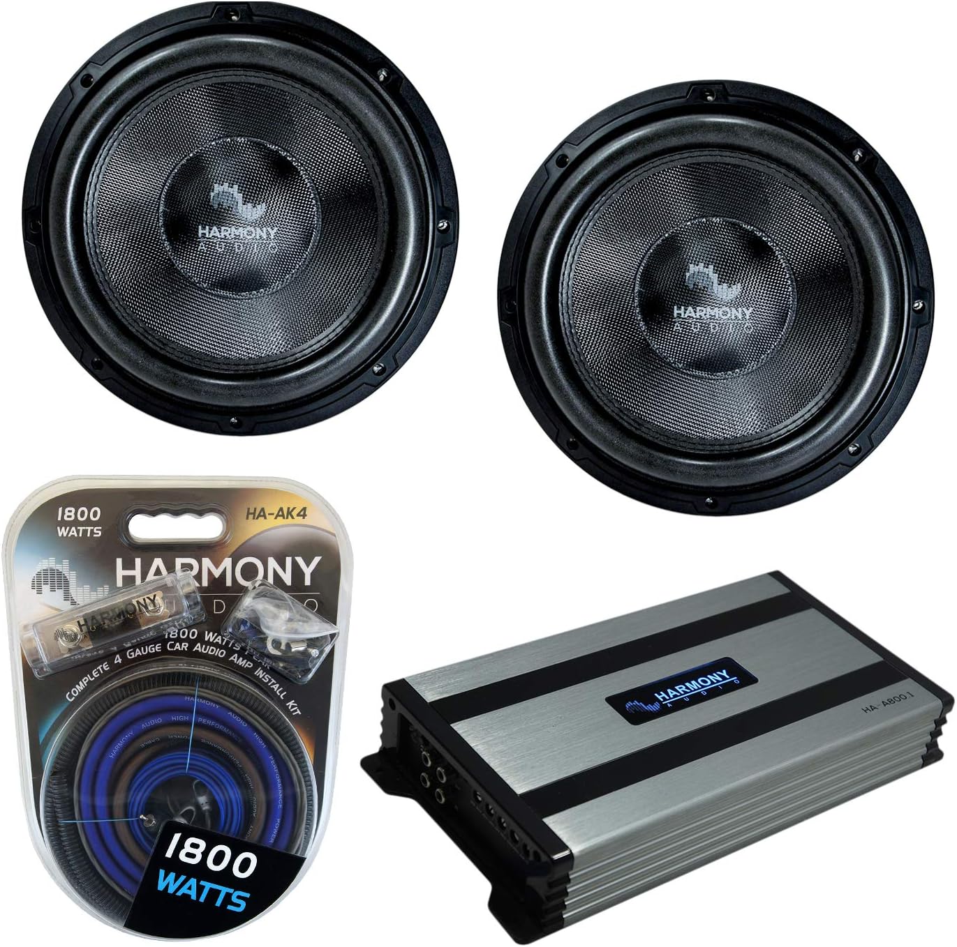 Harmony Audio (2 HA-C122 Car Stereo Competition Carbon 12