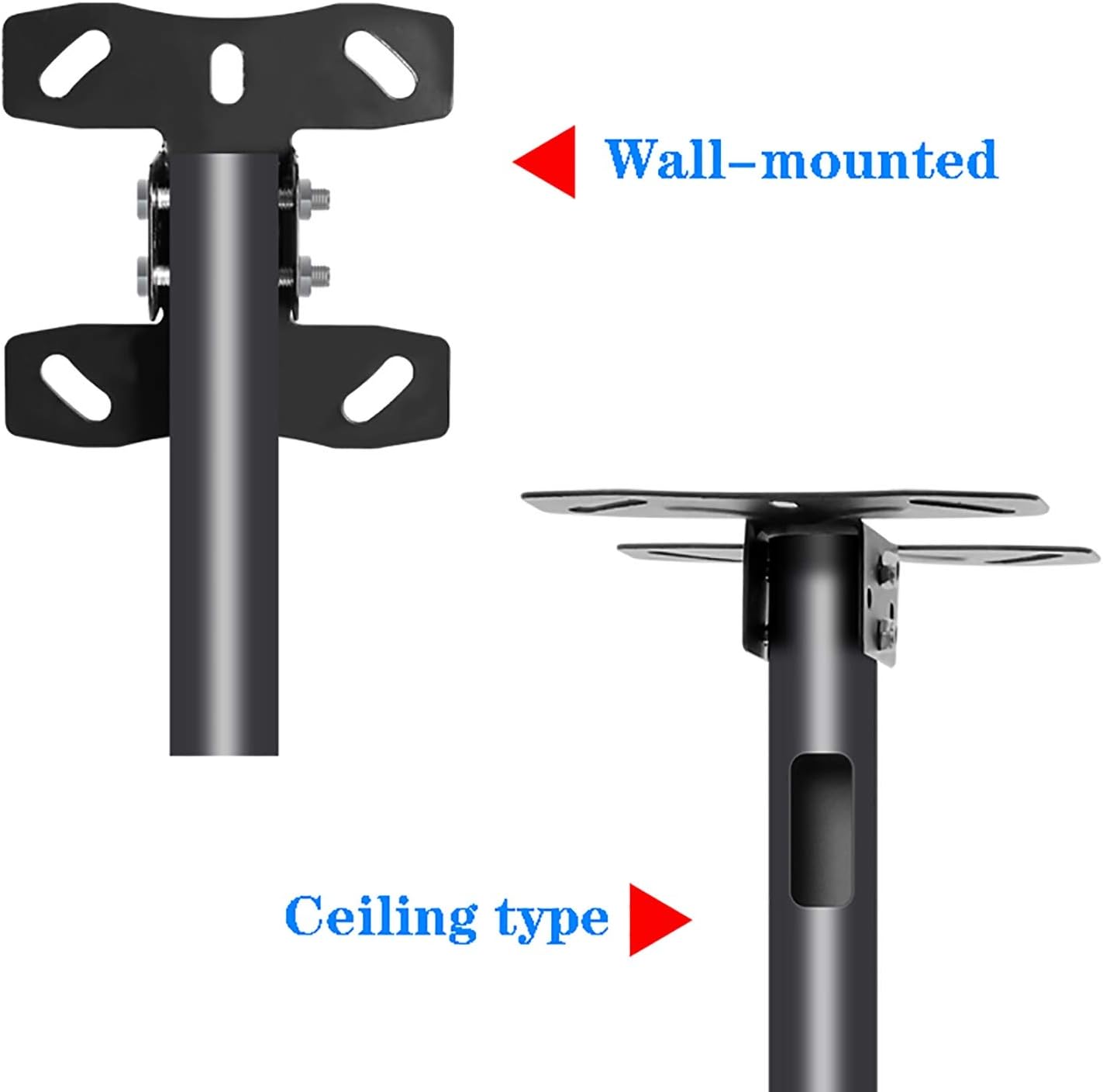 TV Bracket Tv Wall Mount TV Ceiling Mount Adjustable Bracket, Fits Most 32-65