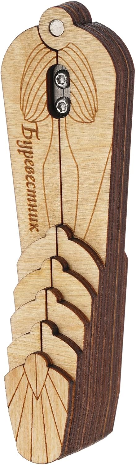 Shamanicshop Professional Jewish Harp / Shearwater Hard - Wooden Case, Excellent Sound